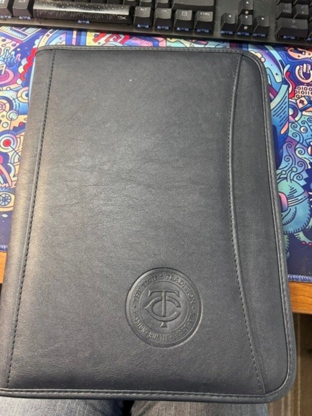 Minnesota Twins Leather Portfolio Case